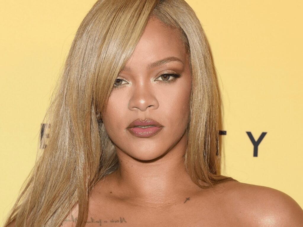 Rihanna Debuted a Bright Blonde Pixie Cut to Announce Fenty Hair Care