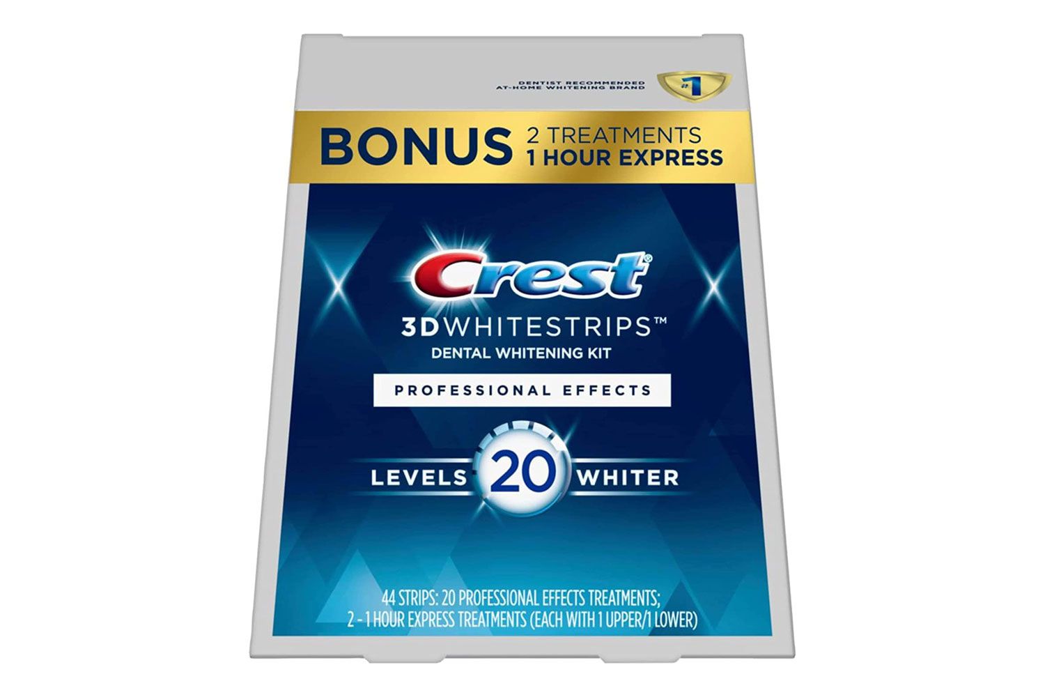 Amazon Crest 3D Whitestrips, Professional Effects, Teeth Whitening Strip Kit