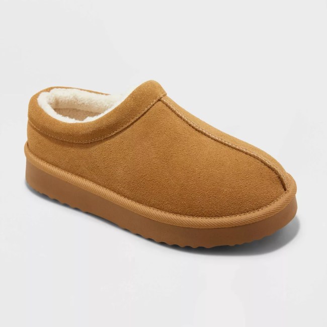 Auden Amira Genuine Suede Clog Slippers