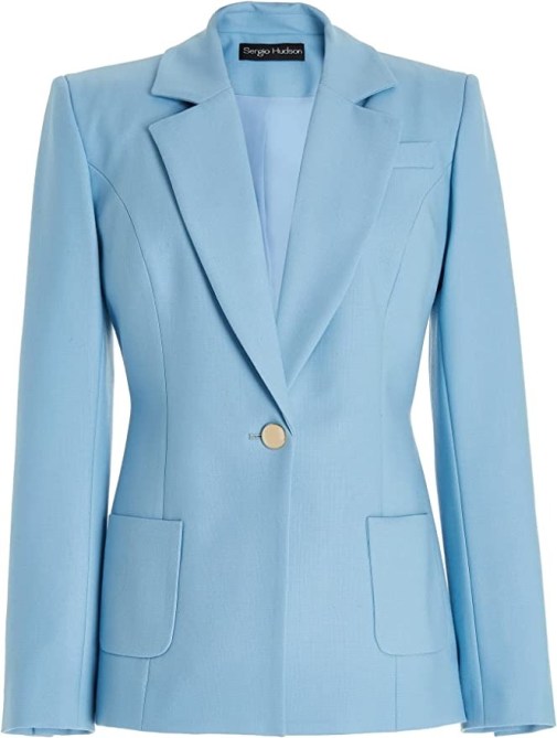 Sergio Hudson Single Button Blazer Amazon