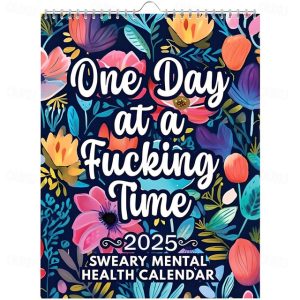 2025 Fuck It Calendar for Tired-Ass Women, 2025 Tired Women Calendar, Fu-ck It Wall Calendar for Tired, Handmade Home Office Hanging Calendar 2024 - U