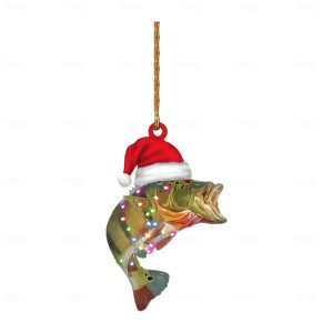 Christmas Ornament Xmas Tree 2D Acrylic Hanging Pendants Decorative Exquisite Home Farmhouse Party Decor 2024 - US $2.99