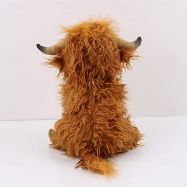 Highland Cow Plush Toy, 27CM/11'', Cute Highland Cattle Soft Stuffed Doll, Cow Plush Pillow For Kids And Fans Christmas Gift 2024 - US $20.99